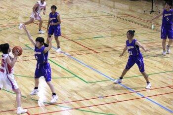 女子バスケットボール部の様子