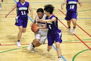 女子バスケットボール部の様子
