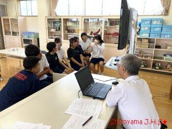 社会科課外授業の様子