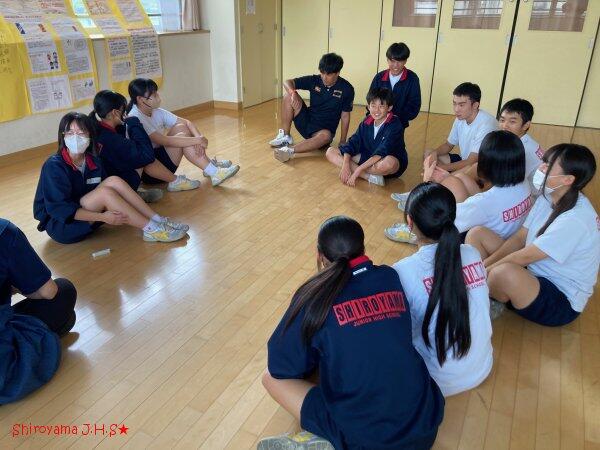学習発表会実行委員の様子