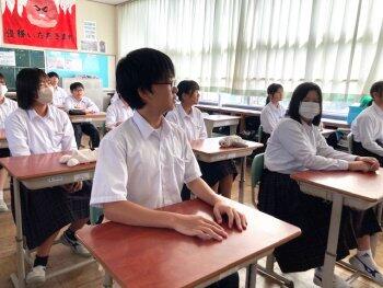 始業式の様子