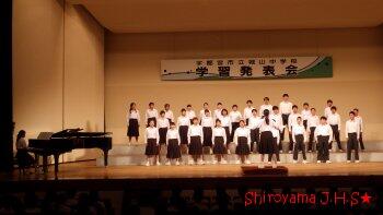 学習発表会の様子