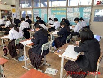 中間テストの様子