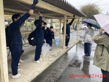 出発式の様子