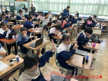 1年2組の授業の様子