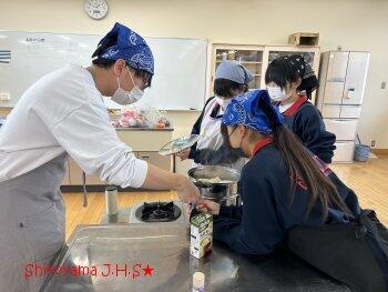 調理実習の様子