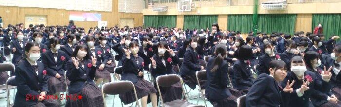 ３年生を送る会の様子