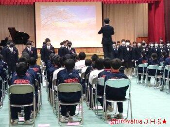 3年生を送る会の様子