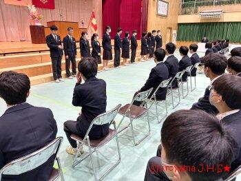 同窓会入会式の様子
