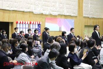 卒業証書授与式の様子