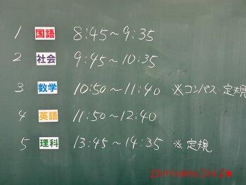 実力テストの様子