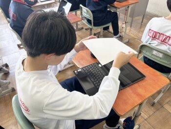 全国学力・学習状況調査の様子