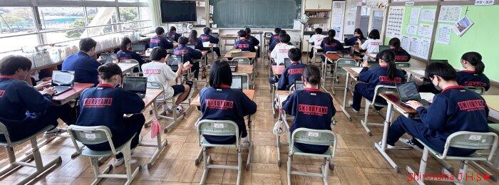 全国学力・学習状況調査の様子
