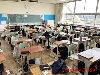 避難訓練の様子