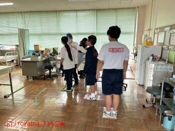 耳鼻科検診の様子
