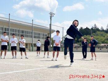 保健体育の授業の様子