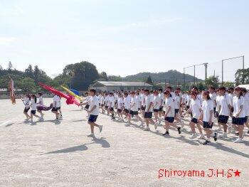 体育祭予行の様子
