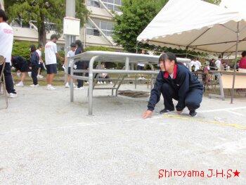 体育祭準備の様子