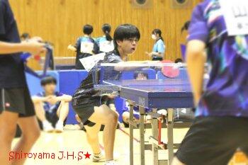 宇河総体 卓球ダブルの様子