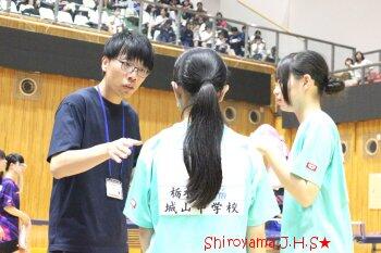 宇河総体 卓球ダブルの様子