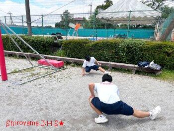 準備運動の様子
