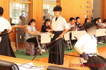 弓道部男子の様子