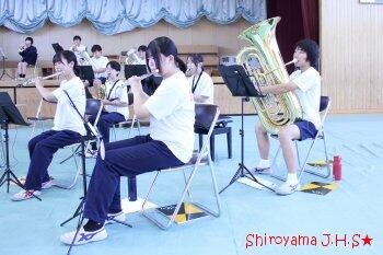 吹奏楽部の様子