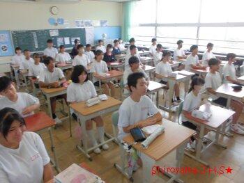 全校集会の様子
