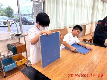 技術科の授業の様子