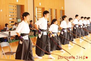 弓道部の様子