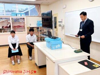 始業式の様子