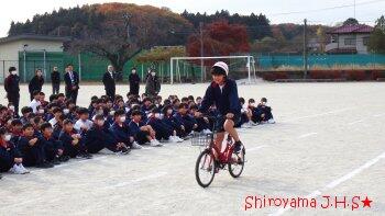 交通安全教室の様子