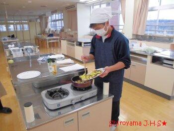 調理実習の様子