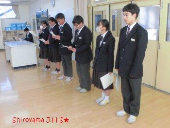 小6中学校訪問の様子