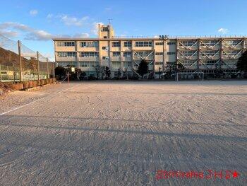 今日の城山中学校