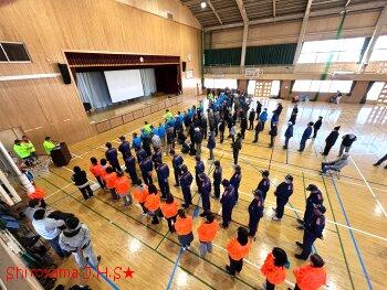 「城山地区防災訓練」の様子