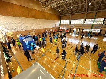 「城山地区防災訓練」の様子