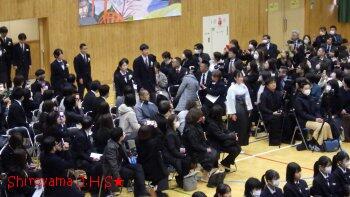 卒業証書授与式の様子