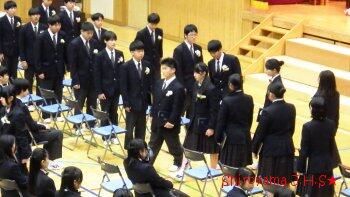 卒業証書授与式の様子