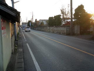 栃木街道旧道・アイリスオーヤマ付近