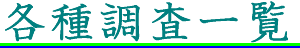 各種調査一覧