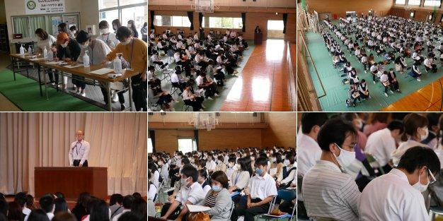 私立高校説明会の様子