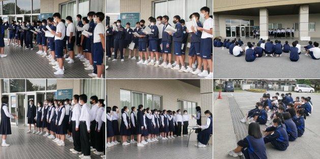 合同練習の様子 合同練習の様子