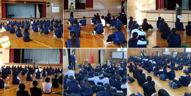 学年集会の様子