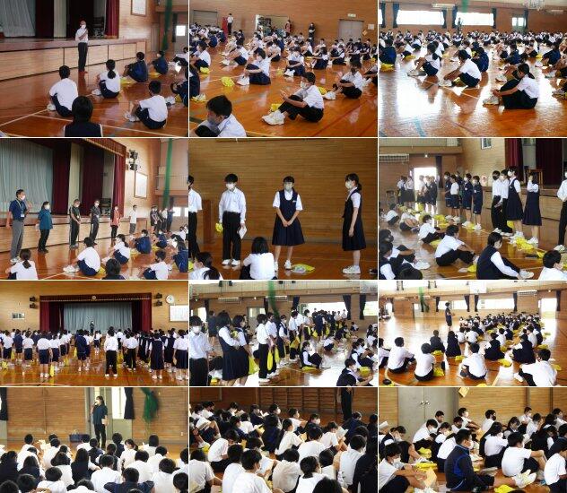 学年集会の様子
