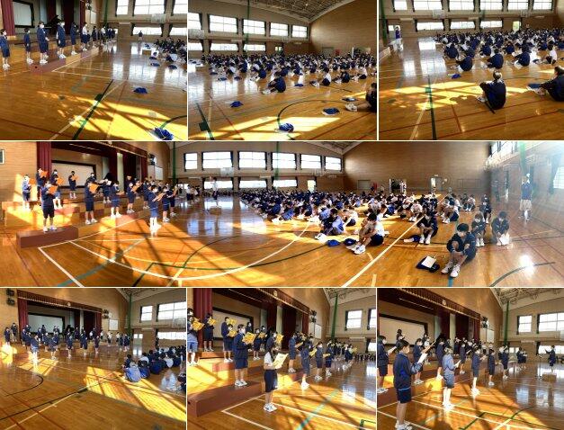 学年集会の様子