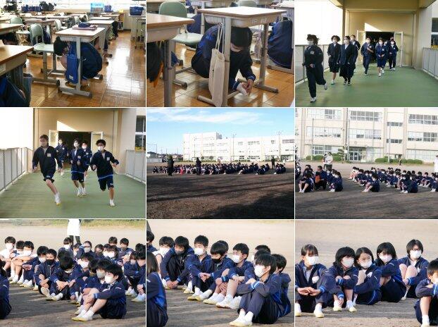 避難訓練の様子