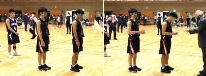 男子表彰の様子