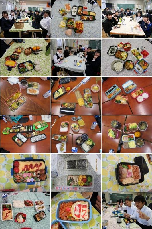 お弁当の日の様子