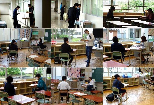 登校日の様子